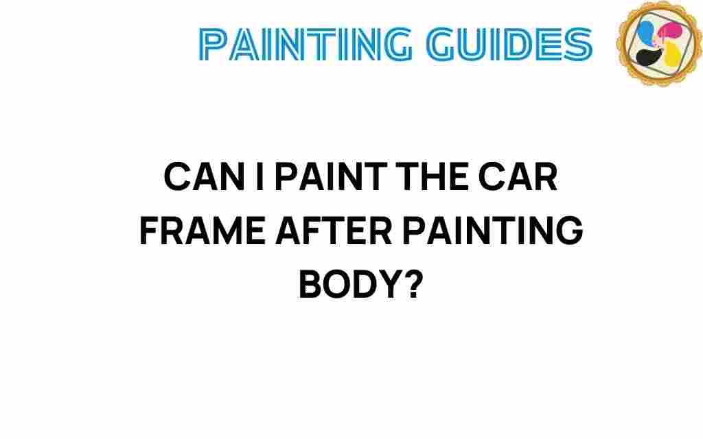 can-i-paint-the-car-frame-after-painting-body