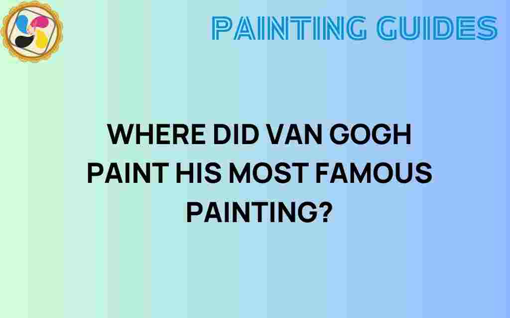 where-did-van-gogh-paint-starrry-night